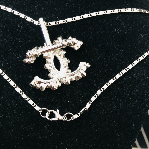 Pendant insert gold and silver toned with 4 beads - Picture 4 of 4